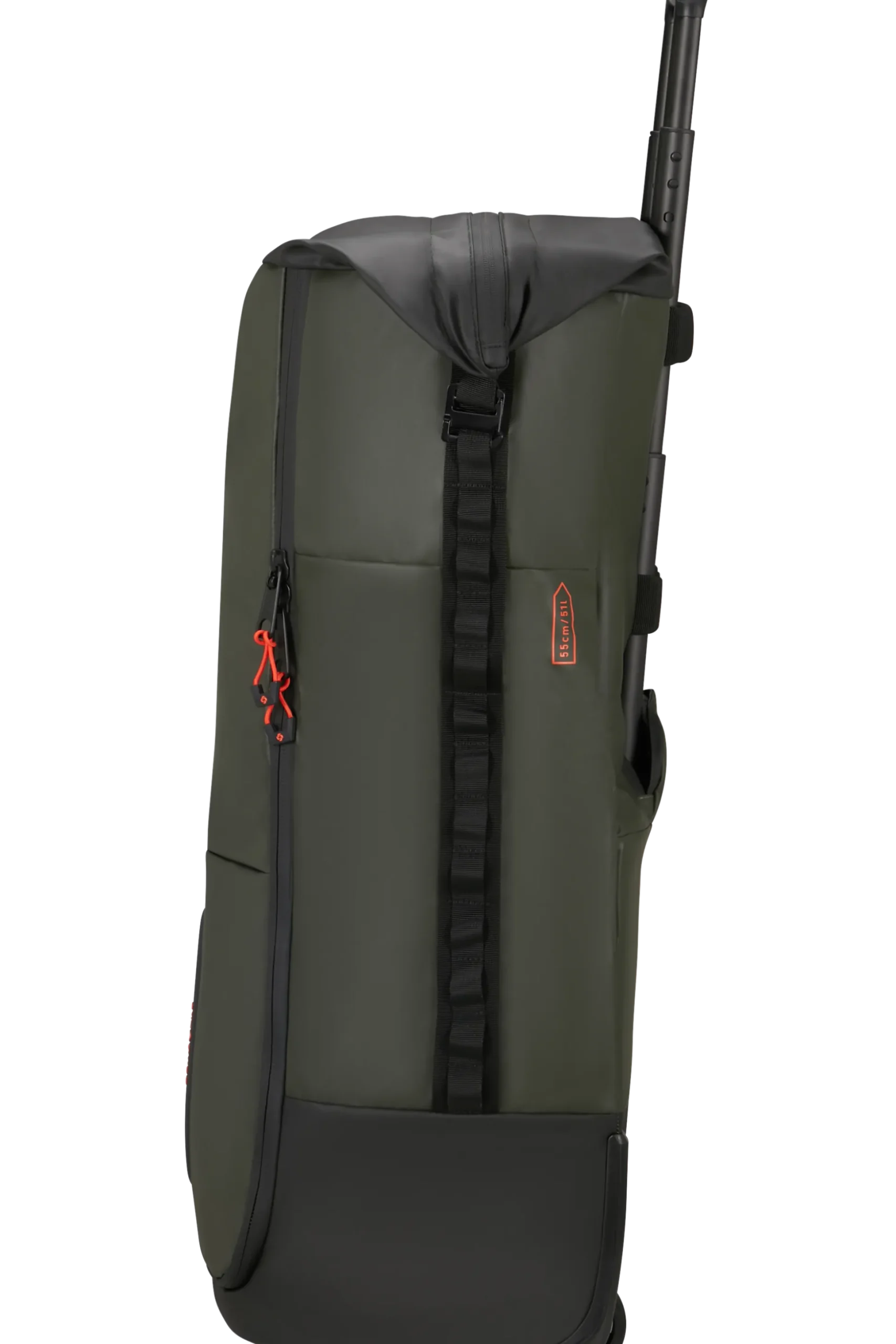 Ecodiver - Borsone pieghevole con ruote 4-in-1