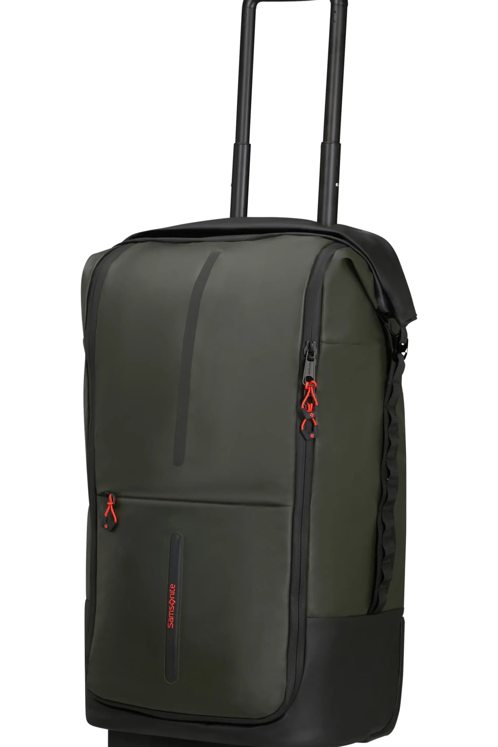 Ecodiver - Borsone pieghevole con ruote 4-in-1