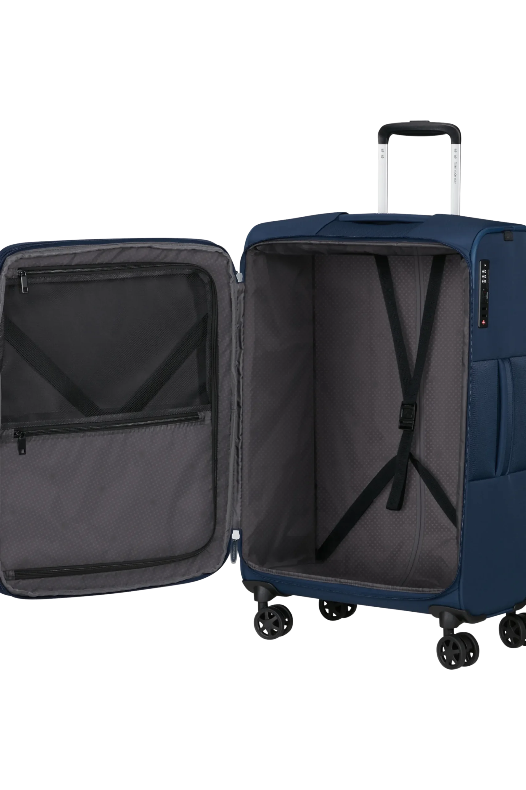GoTwist - Trolley espandibile (4 ruote) 68cm