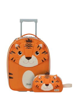 TIGER TOBY SET 3 - (Valigia (2 ruote) 45cm + Astucci)