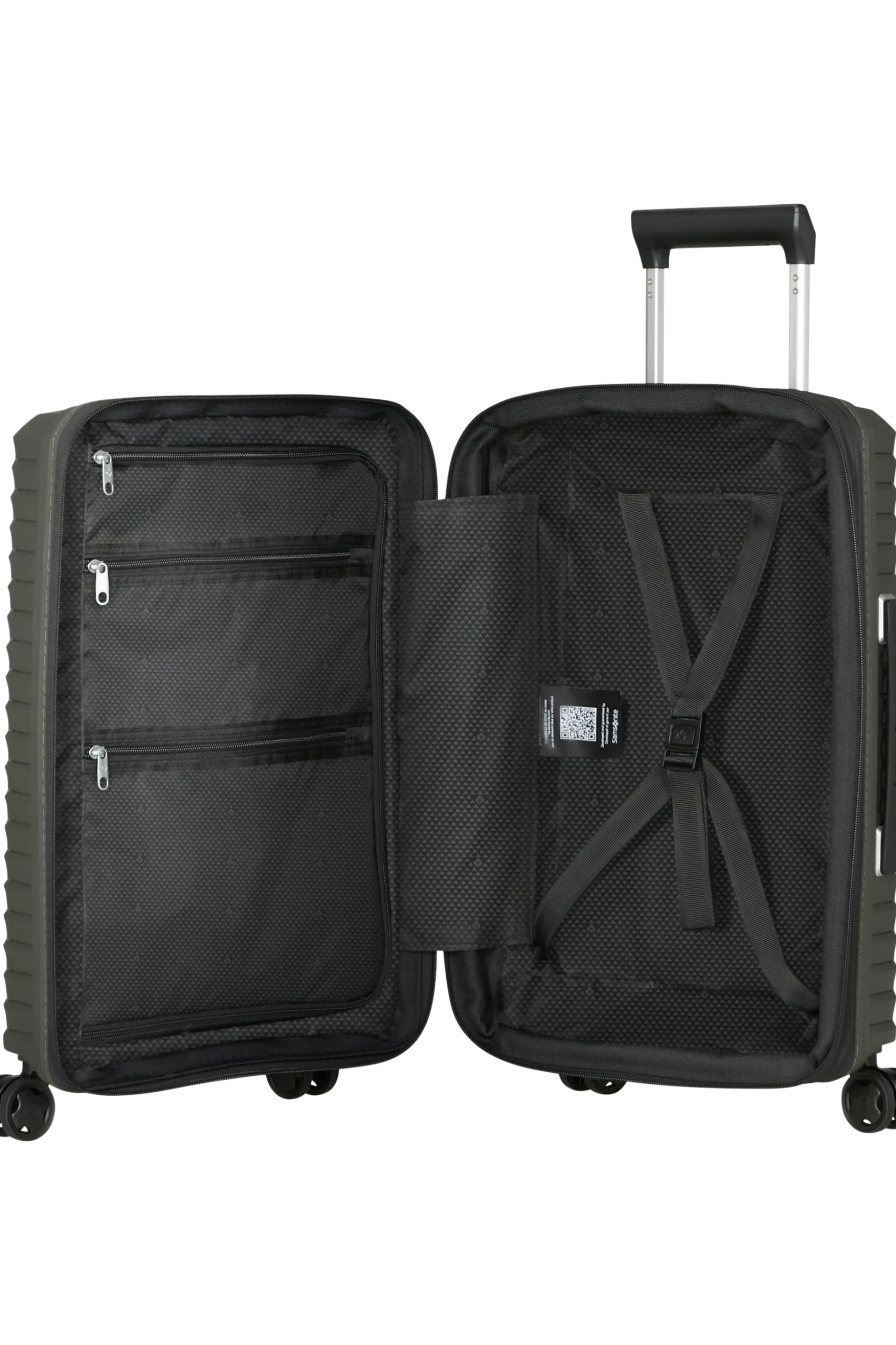 Upscape - Trolley espandibile (4 ruote) 55cm