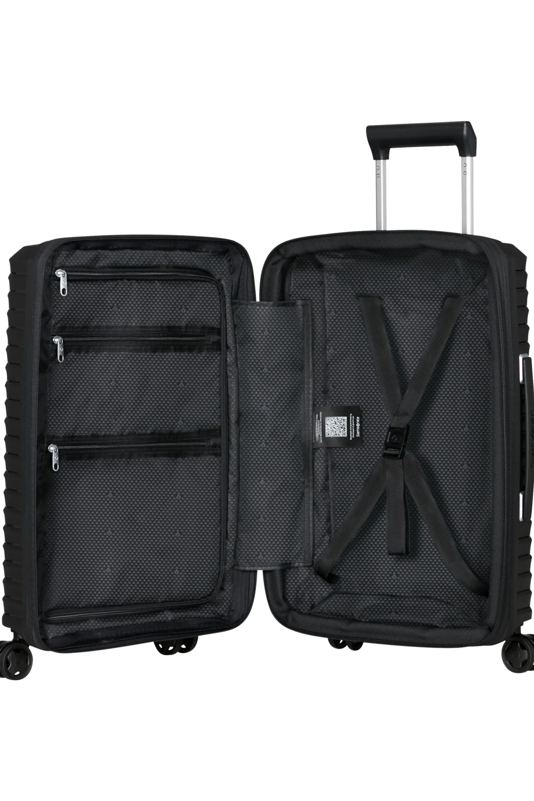 Upscape - Trolley espandibile (4 ruote) 55cm