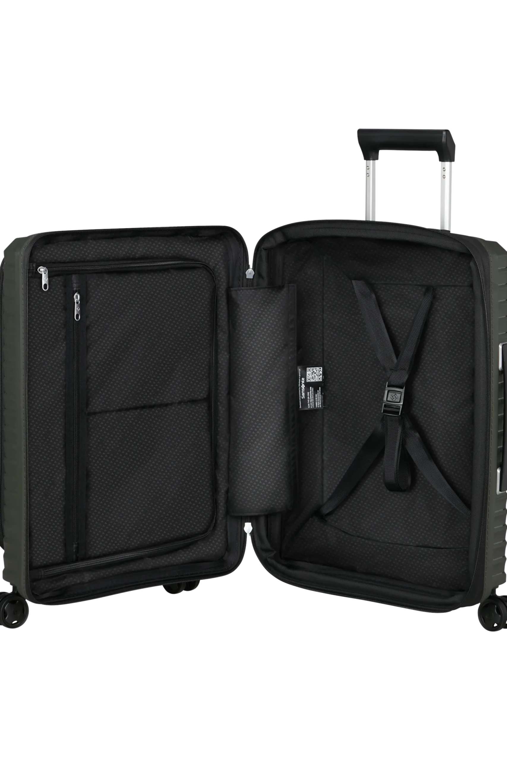 Upscape - Trolley espandibile (4 ruote) 55cm